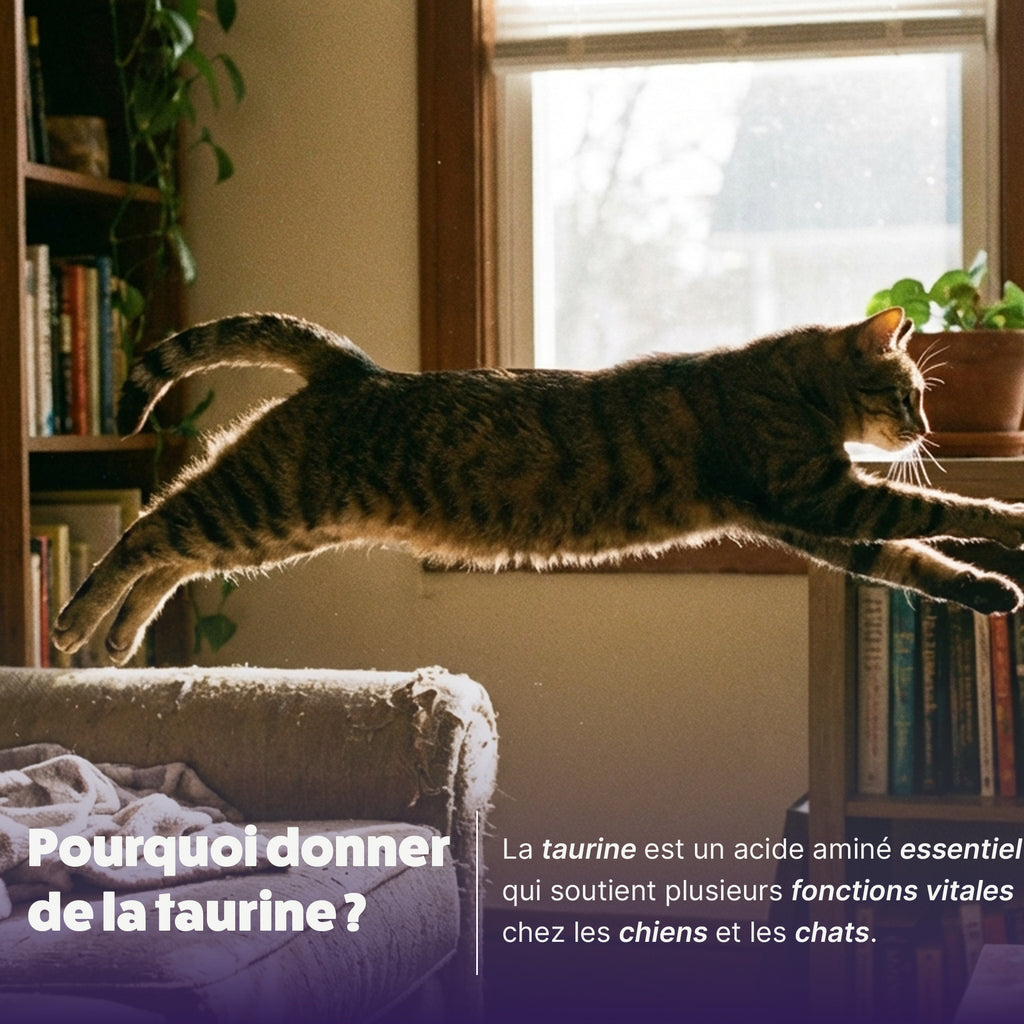 Poudre de taurine pour chat